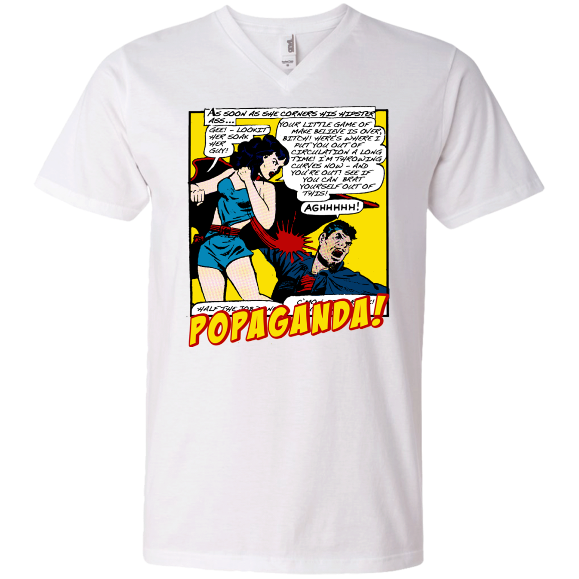 Pop Art Vintage Comics Lichtenstein Style - Popaganda 07 Tee&Tank Men/Unisex Pimamour