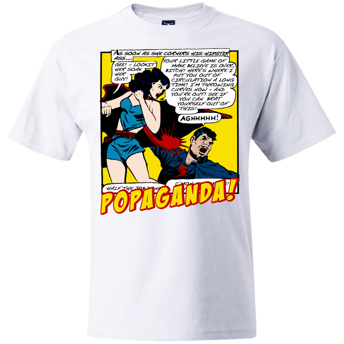 Pop Art Vintage Comics Lichtenstein Style - Popaganda 07 Tee&Tank Men/Unisex Pimamour