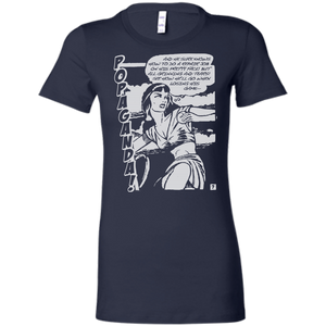 Pop Art Vintage Comics Lichtenstein Style - Popaganda 08 B&W Tee&Tank Lady Pimamour