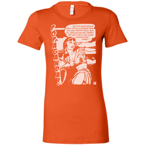 Pop Art Vintage Comics Lichtenstein Style - Popaganda 08 B&W Tee&Tank Lady Pimamour