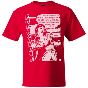 Pop Art Vintage Comics Lichtenstein Style - Popaganda 08 B&W Tee&Tank Men/Unisex Pimamour