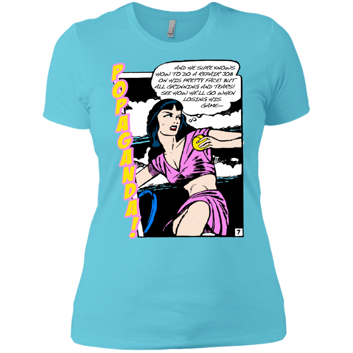 Pop Art Vintage Comics Lichtenstein Style - Popaganda 08 Tee&Tank Lady Pimamour