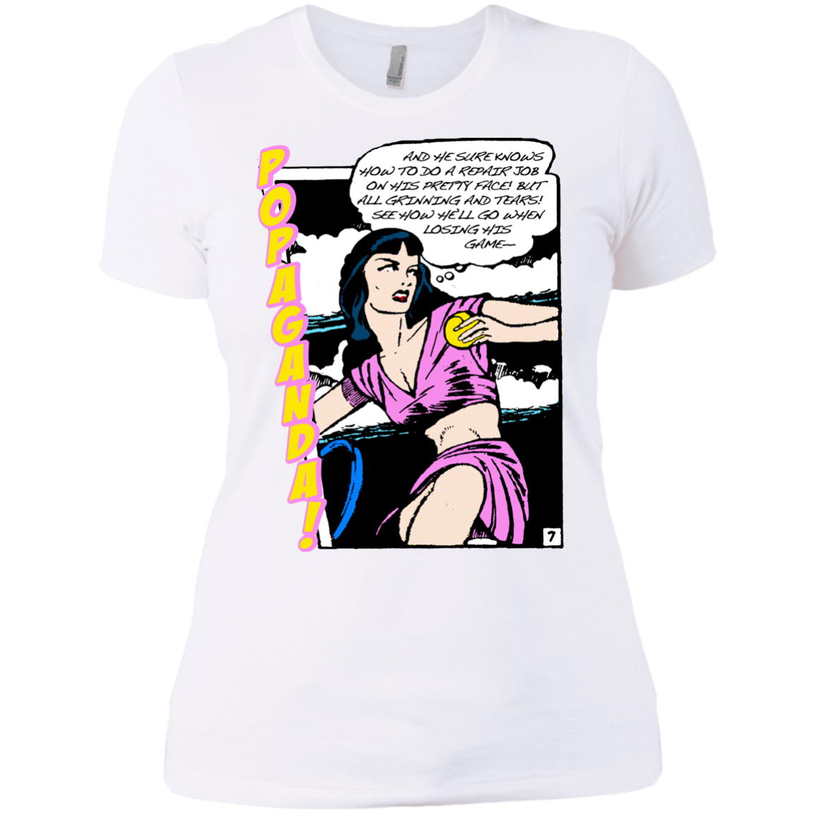 Pop Art Vintage Comics Lichtenstein Style - Popaganda 08 Tee&Tank Lady Pimamour