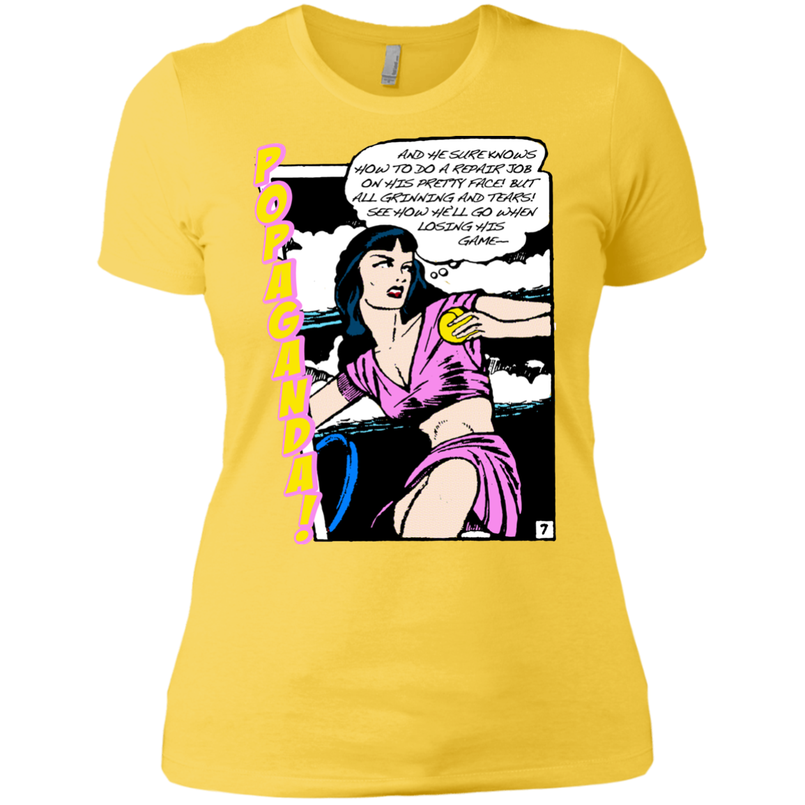 Pop Art Vintage Comics Lichtenstein Style - Popaganda 08 Tee&Tank Lady Pimamour
