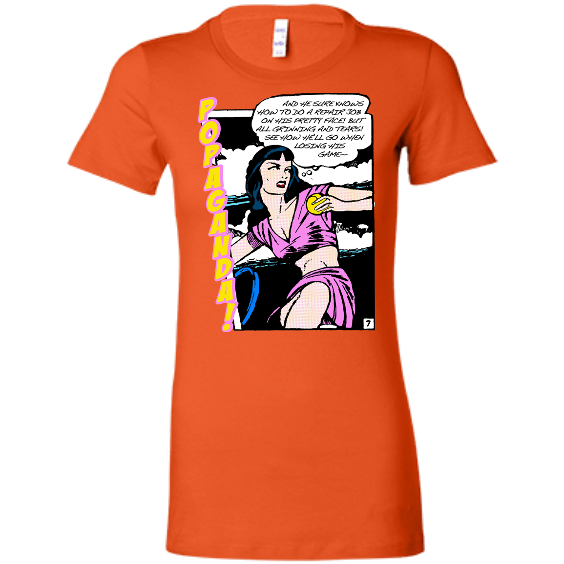Pop Art Vintage Comics Lichtenstein Style - Popaganda 08 Tee&Tank Lady Pimamour