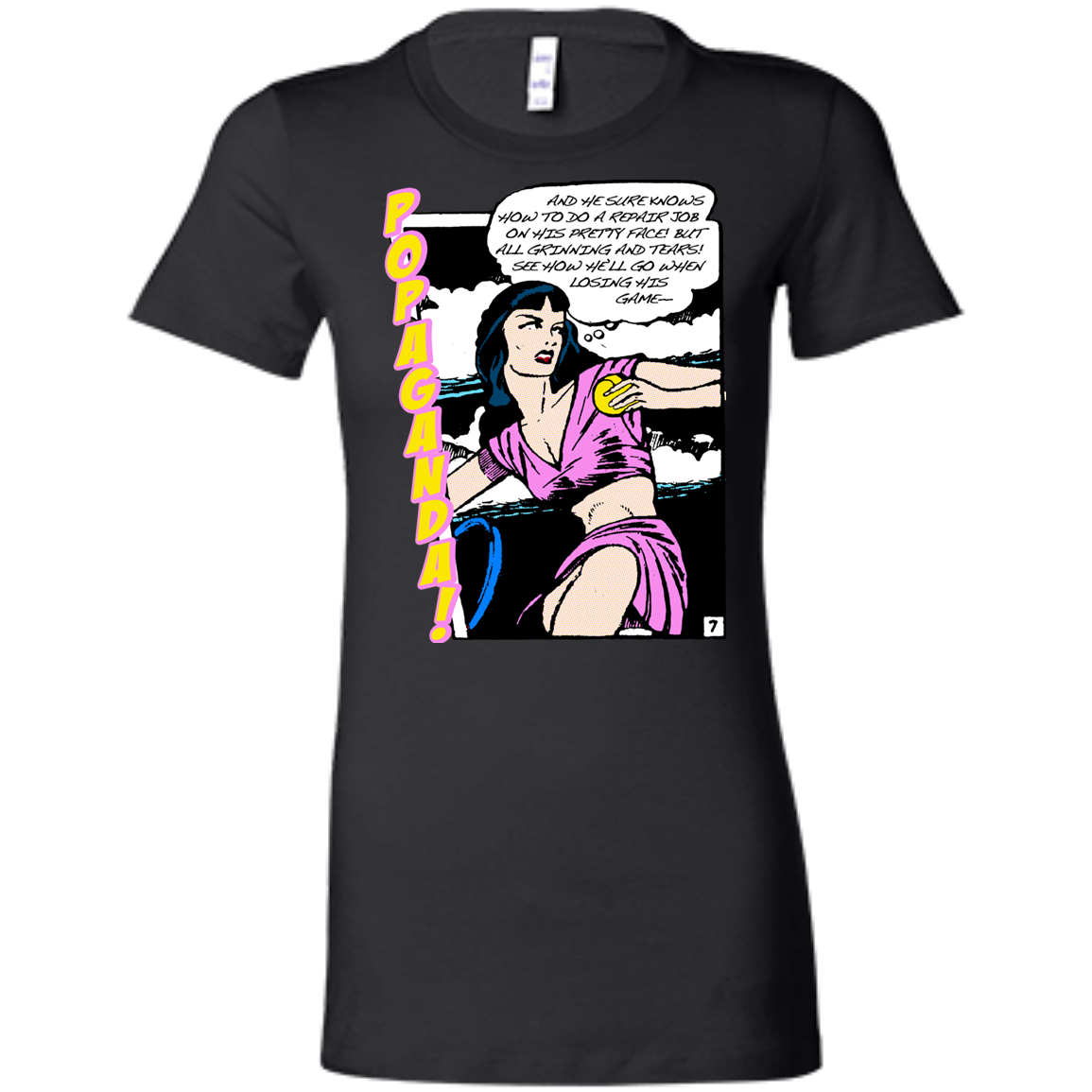 Pop Art Vintage Comics Lichtenstein Style - Popaganda 08 Tee&Tank Lady Pimamour