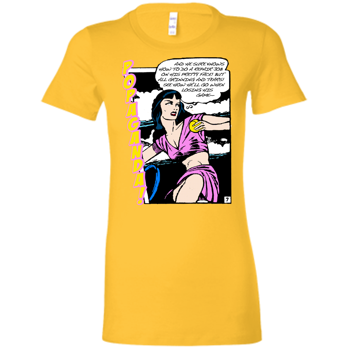 Pop Art Vintage Comics Lichtenstein Style - Popaganda 08 Tee&Tank Lady Pimamour