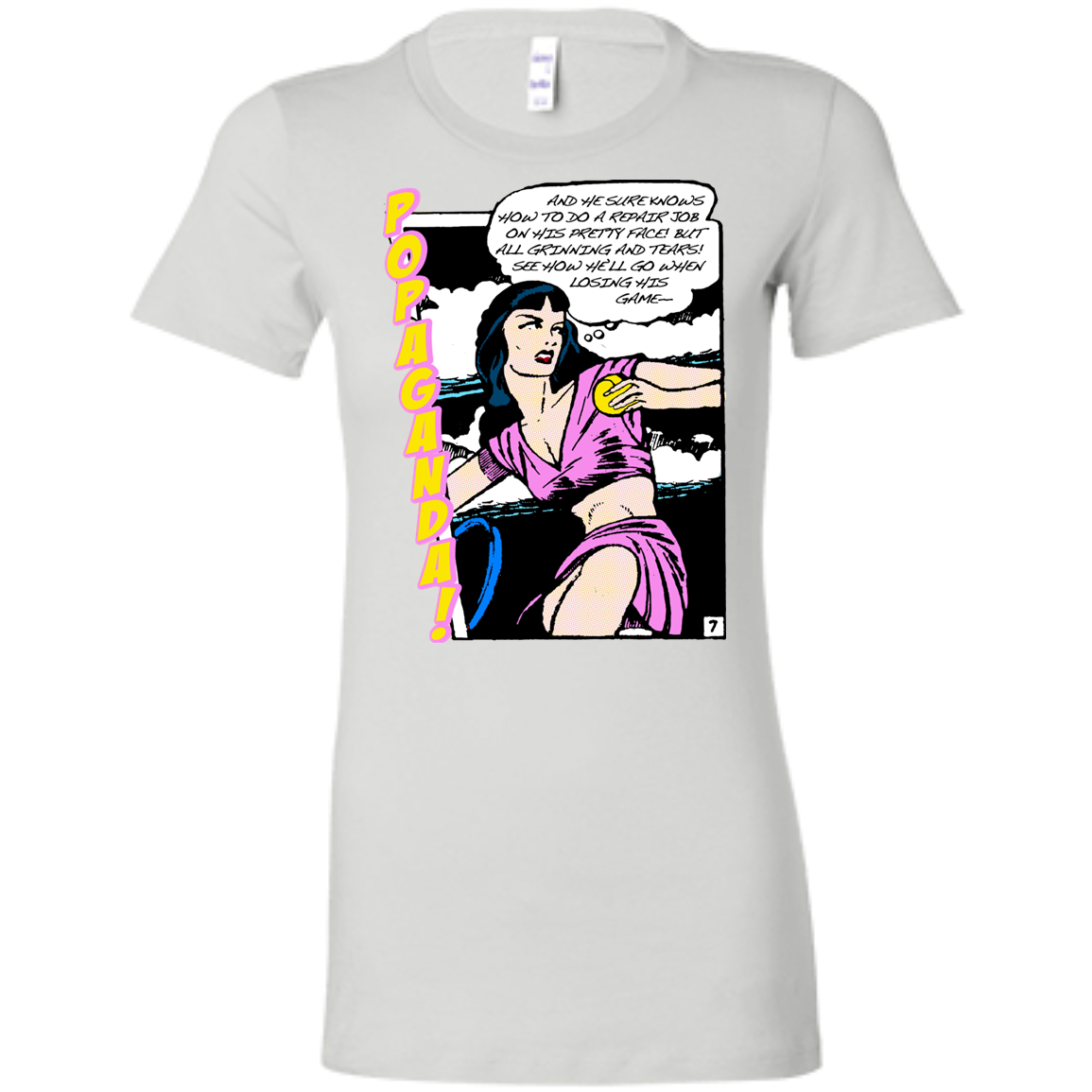 Pop Art Vintage Comics Lichtenstein Style - Popaganda 08 Tee&Tank Lady Pimamour