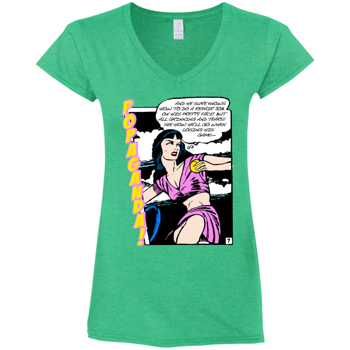 Pop Art Vintage Comics Lichtenstein Style - Popaganda 08 Tee&Tank Lady Pimamour