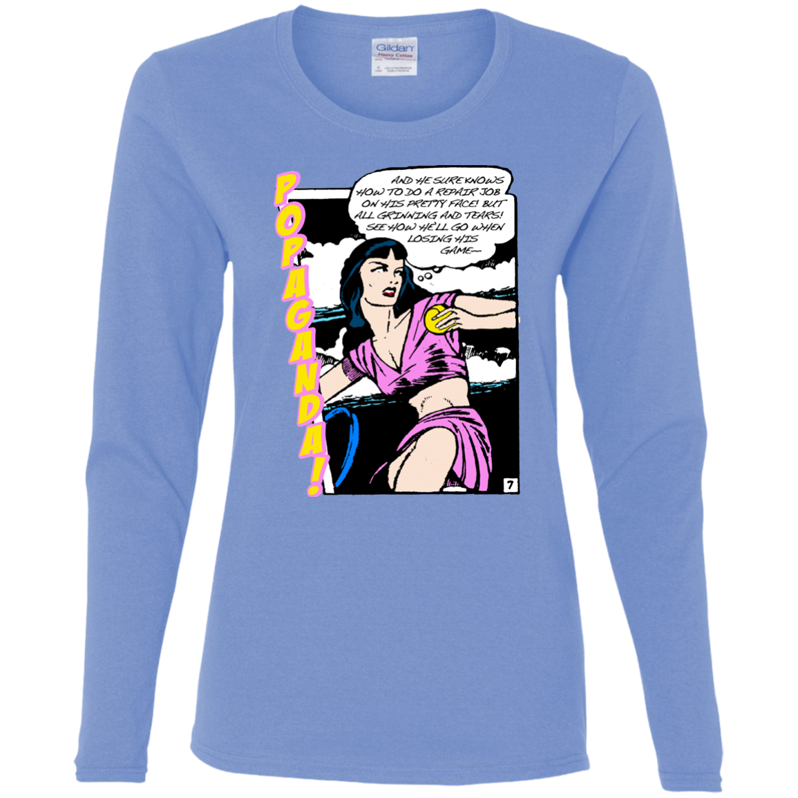 Pop Art Vintage Comics Lichtenstein Style - Popaganda 08 Tee&Tank Lady Pimamour