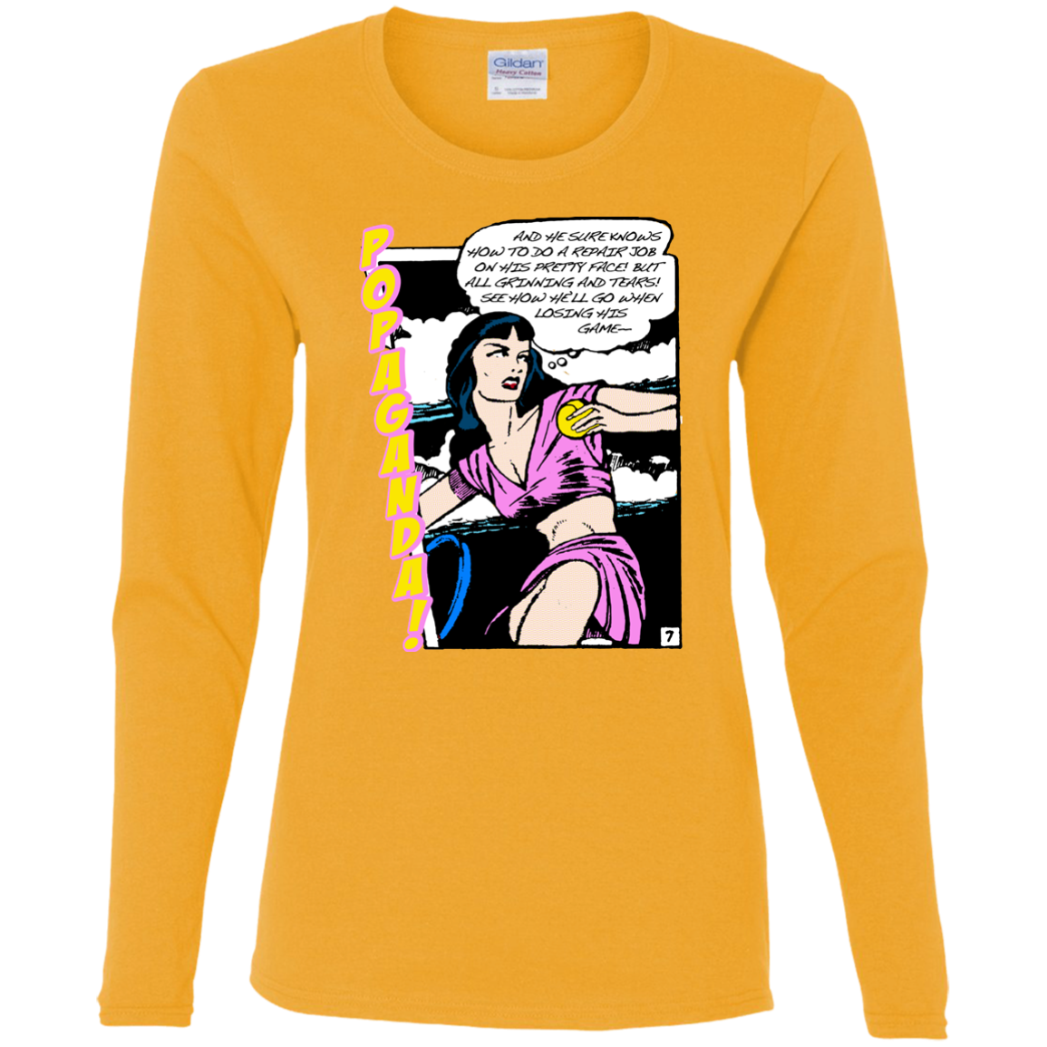 Pop Art Vintage Comics Lichtenstein Style - Popaganda 08 Tee&Tank Lady Pimamour