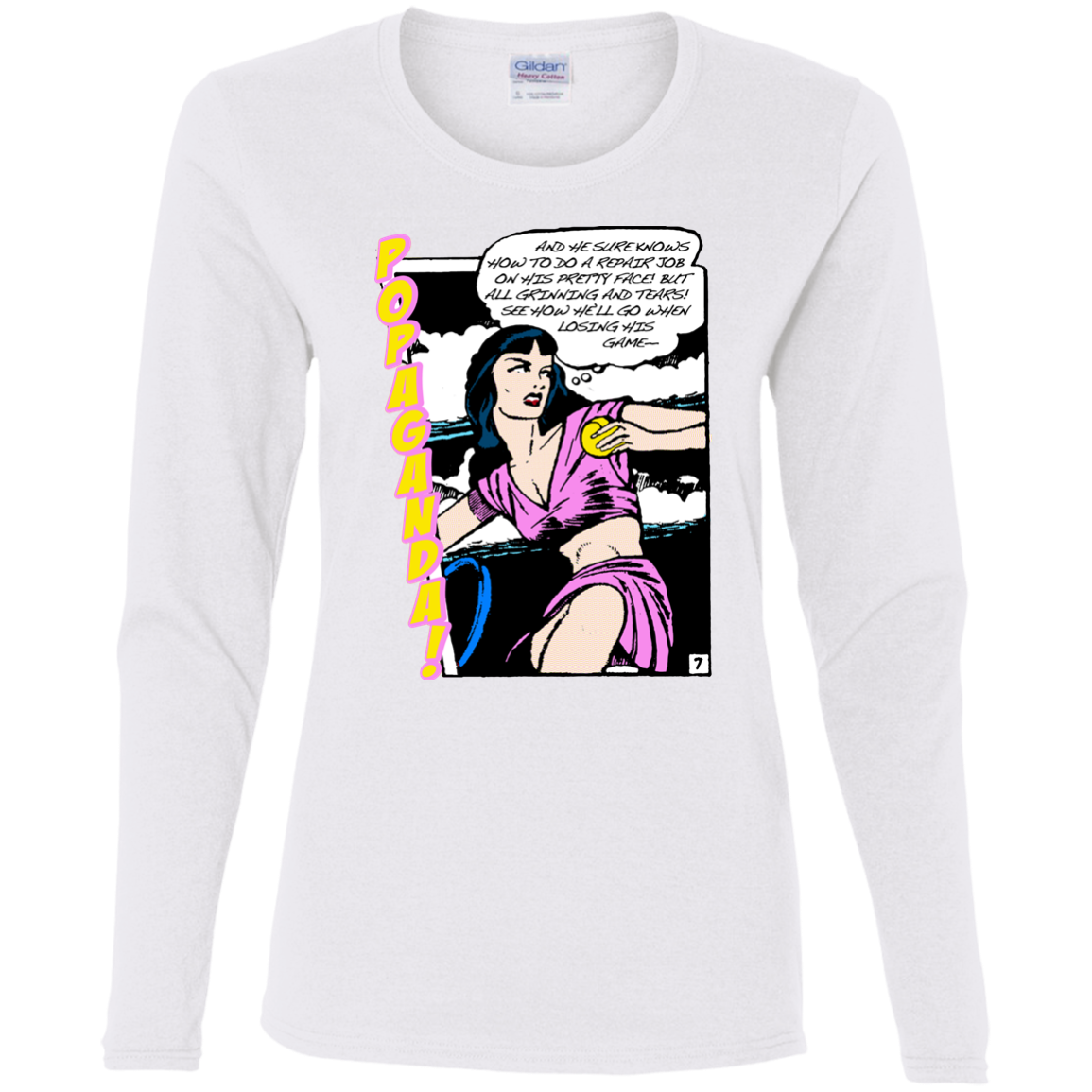 Pop Art Vintage Comics Lichtenstein Style - Popaganda 08 Tee&Tank Lady Pimamour