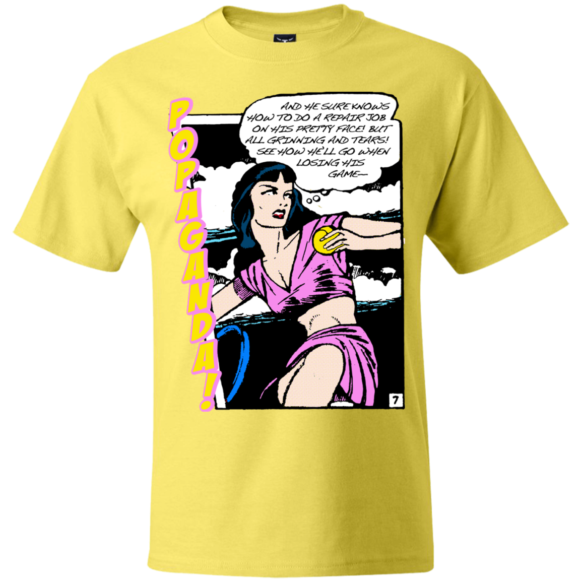 Pop Art Vintage Comics Lichtenstein Style - Popaganda 08 Tee&Tank Men/Unisex Pimamour