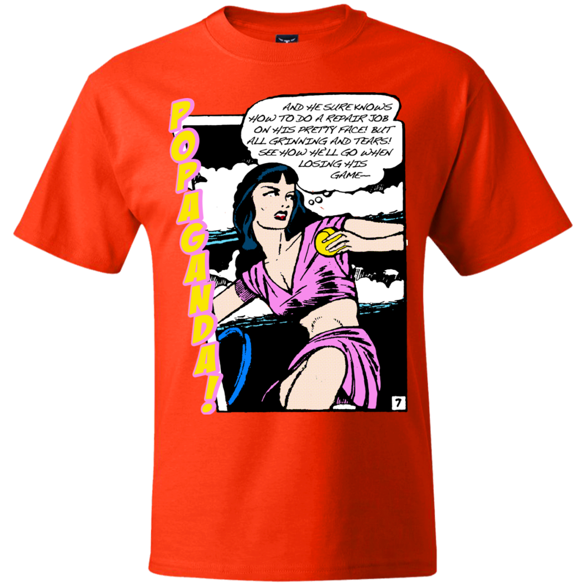 Pop Art Vintage Comics Lichtenstein Style - Popaganda 08 Tee&Tank Men/Unisex Pimamour