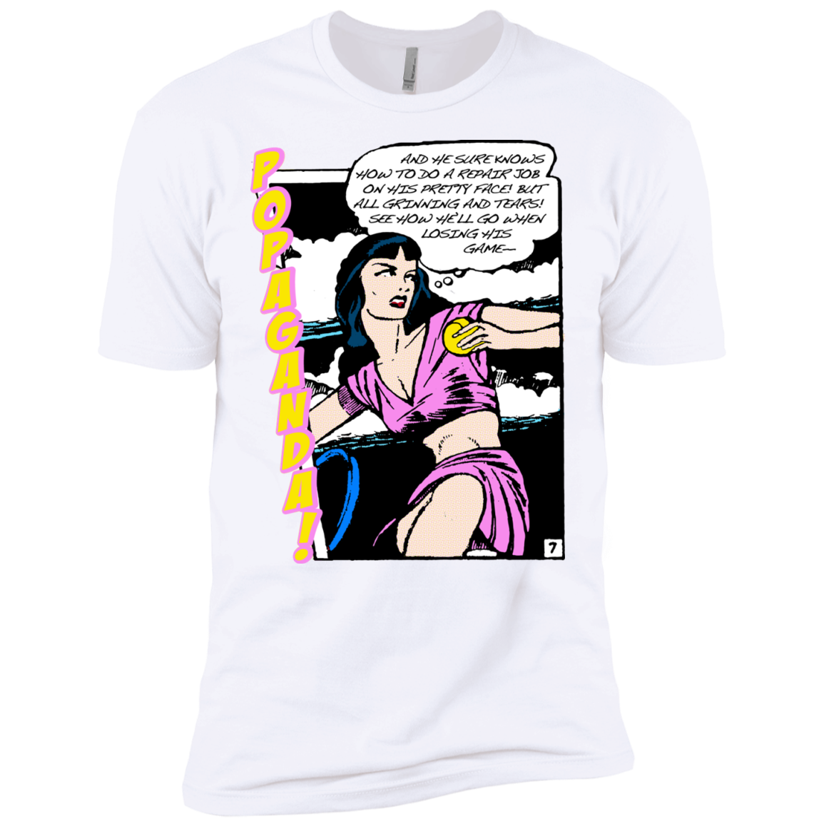 Pop Art Vintage Comics Lichtenstein Style - Popaganda 08 Tee&Tank Men/Unisex Pimamour