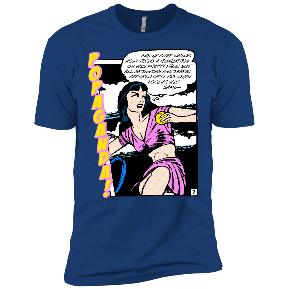 Pop Art Vintage Comics Lichtenstein Style - Popaganda 08 Tee&Tank Men/Unisex Pimamour