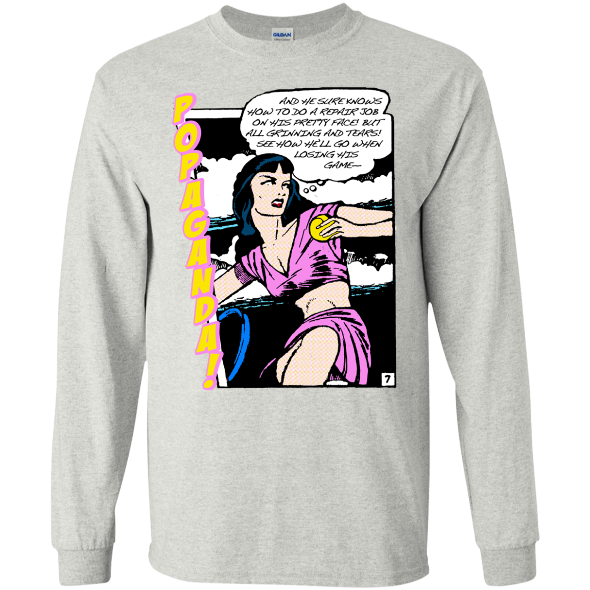Pop Art Vintage Comics Lichtenstein Style - Popaganda 08 Tee&Tank Men/Unisex Pimamour