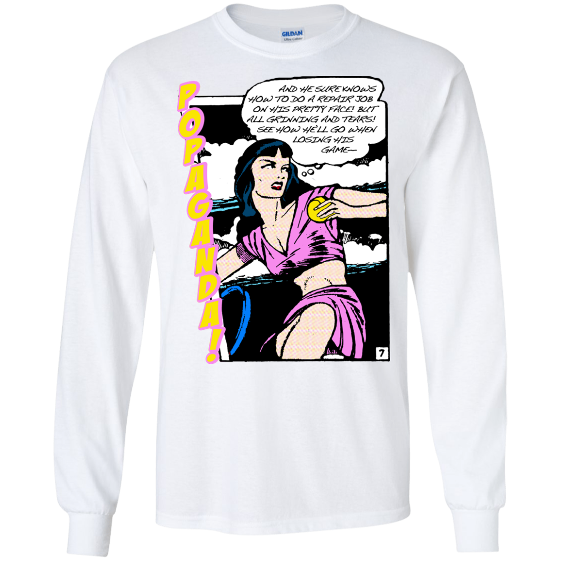 Pop Art Vintage Comics Lichtenstein Style - Popaganda 08 Tee&Tank Men/Unisex Pimamour