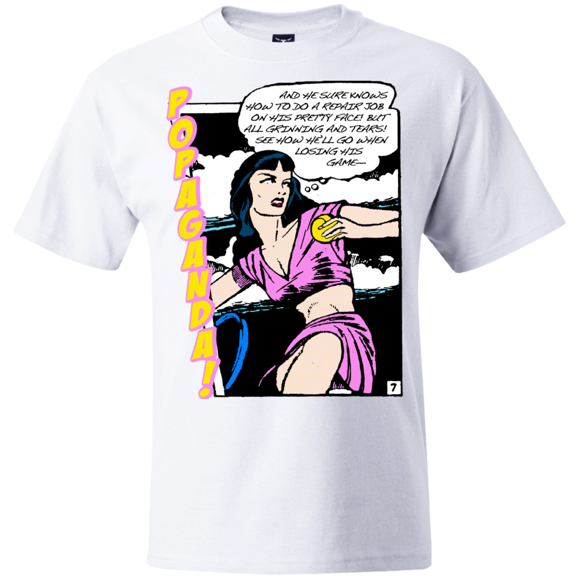 Pop Art Vintage Comics Lichtenstein Style - Popaganda 08 Tee&Tank Men/Unisex Pimamour