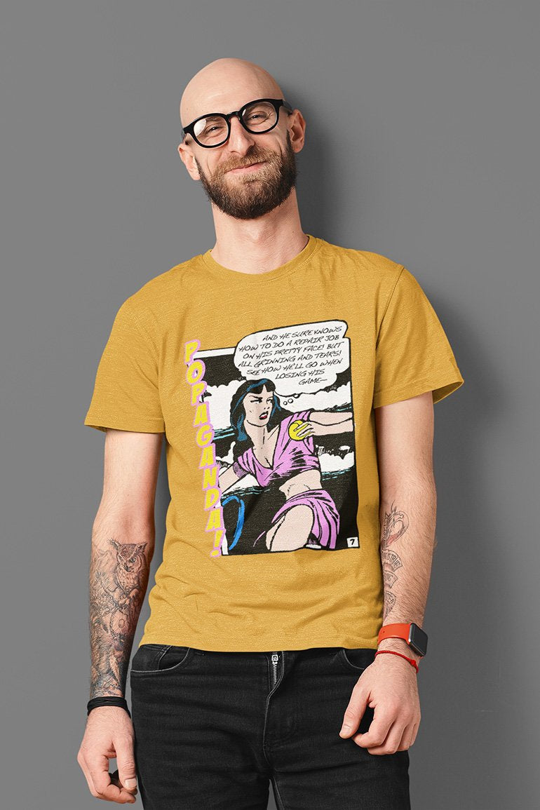 Pop Art Vintage Comics Lichtenstein Style - Popaganda 08 Tee&Tank Men/Unisex Pimamour