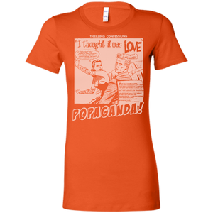 Pop Art Vintage Comics Lichtenstein Style - Popaganda 09 B&W Tee&Tank Lady Pimamour