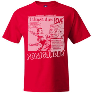 Pop Art Vintage Comics Lichtenstein Style - Popaganda 09 B&W Tee&Tank Men/Unisex Pimamour