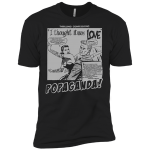 Pop Art Vintage Comics Lichtenstein Style - Popaganda 09 B&W Tee&Tank Men/Unisex Pimamour