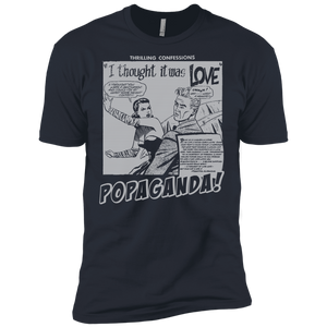 Pop Art Vintage Comics Lichtenstein Style - Popaganda 09 B&W Tee&Tank Men/Unisex Pimamour
