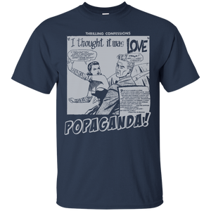 Pop Art Vintage Comics Lichtenstein Style - Popaganda 09 B&W Tee&Tank Men/Unisex Pimamour
