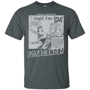 Pop Art Vintage Comics Lichtenstein Style - Popaganda 09 B&W Tee&Tank Men/Unisex Pimamour