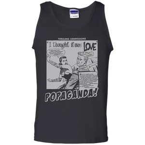 Pop Art Vintage Comics Lichtenstein Style - Popaganda 09 B&W Tee&Tank Men/Unisex Pimamour