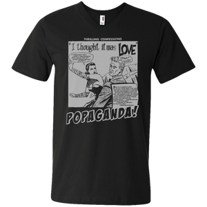 Pop Art Vintage Comics Lichtenstein Style - Popaganda 09 B&W Tee&Tank Men/Unisex Pimamour