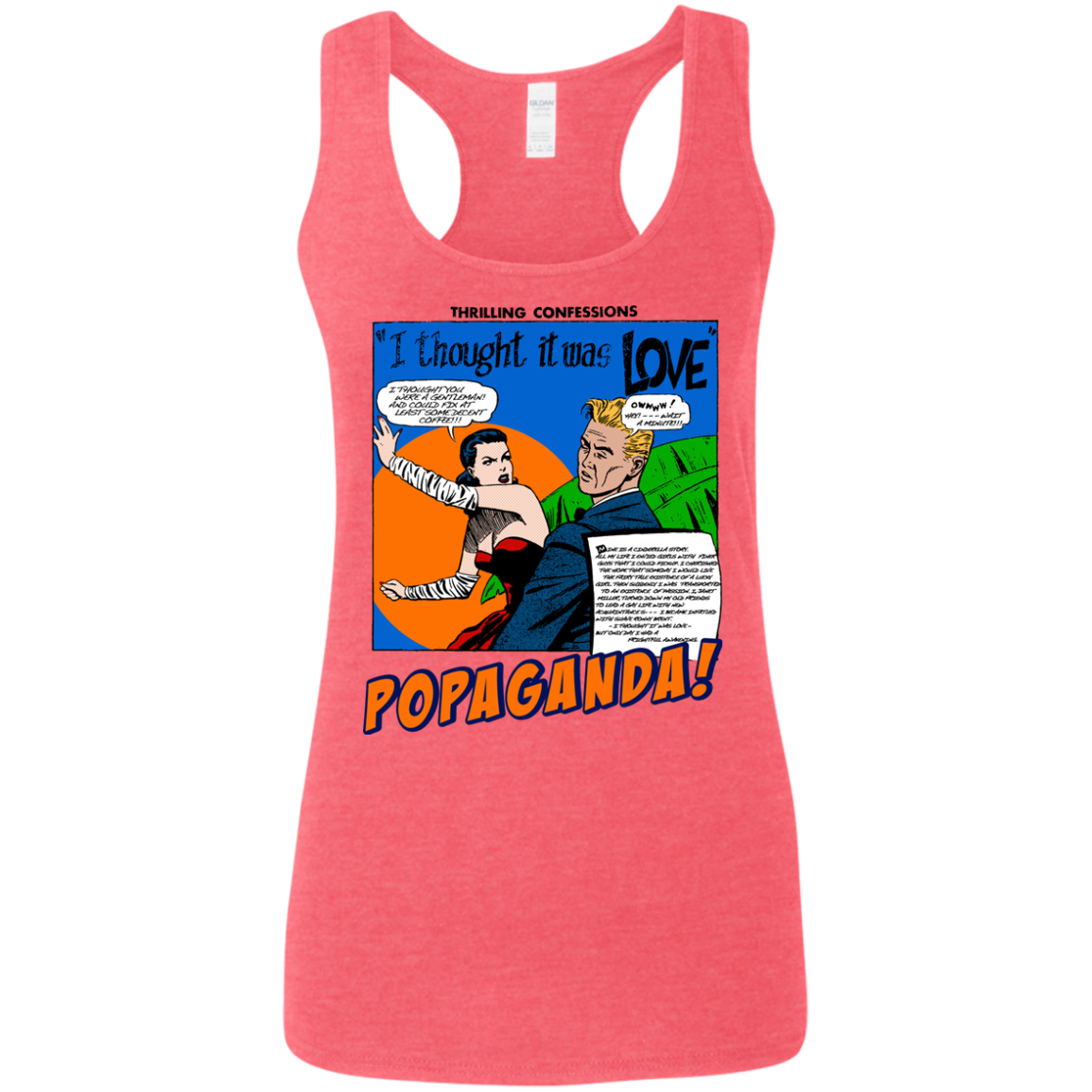 Pop Art Vintage Comics Lichtenstein Style - Popaganda 09 Tee&Tank Lady Pimamour