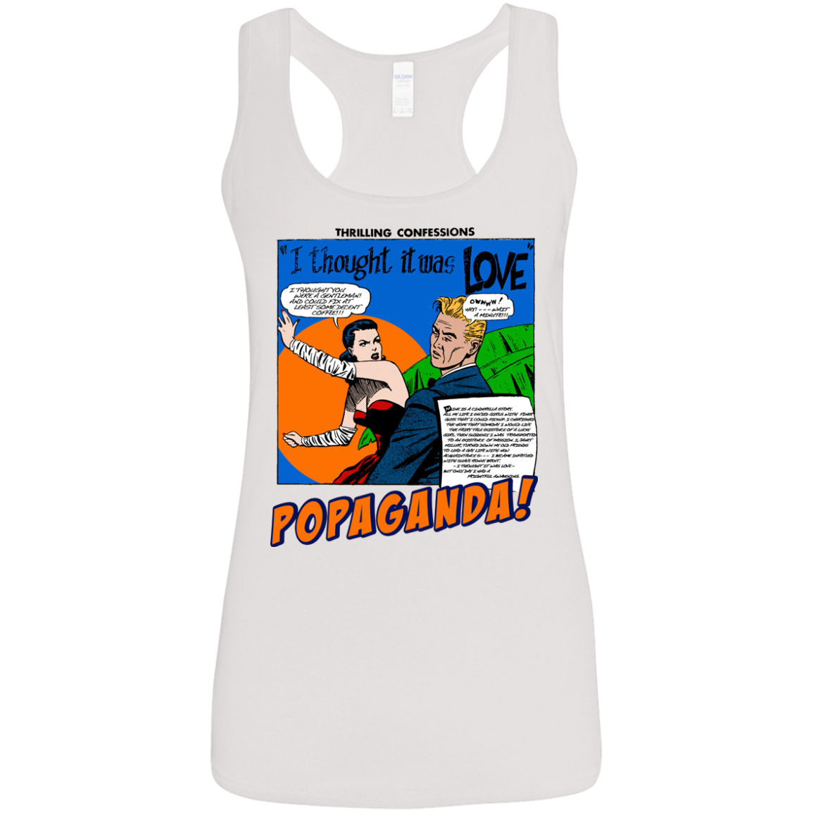 Pop Art Vintage Comics Lichtenstein Style - Popaganda 09 Tee&Tank Lady Pimamour