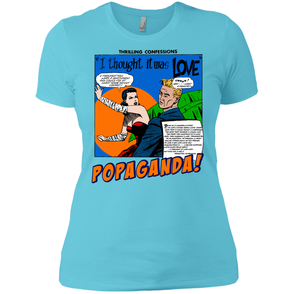Pop Art Vintage Comics Lichtenstein Style - Popaganda 09 Tee&Tank Lady Pimamour