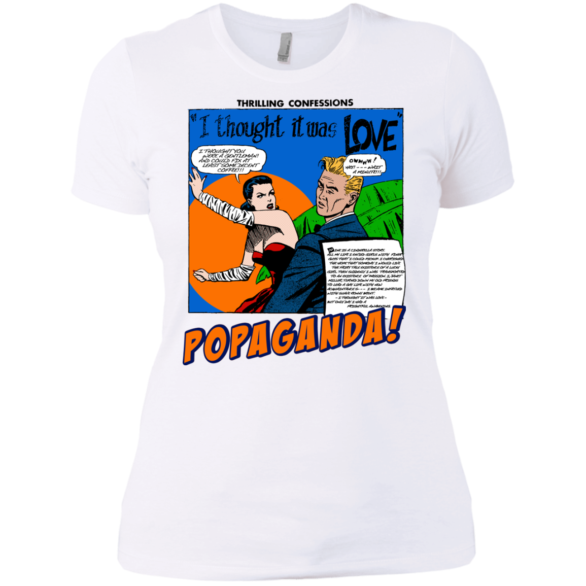 Pop Art Vintage Comics Lichtenstein Style - Popaganda 09 Tee&Tank Lady Pimamour
