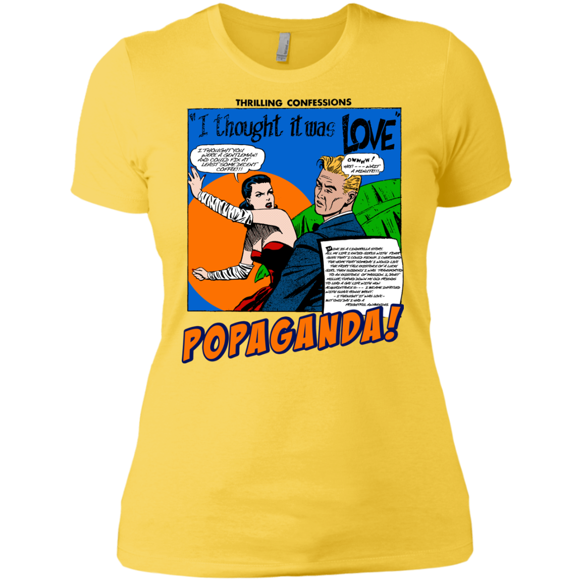 Pop Art Vintage Comics Lichtenstein Style - Popaganda 09 Tee&Tank Lady Pimamour