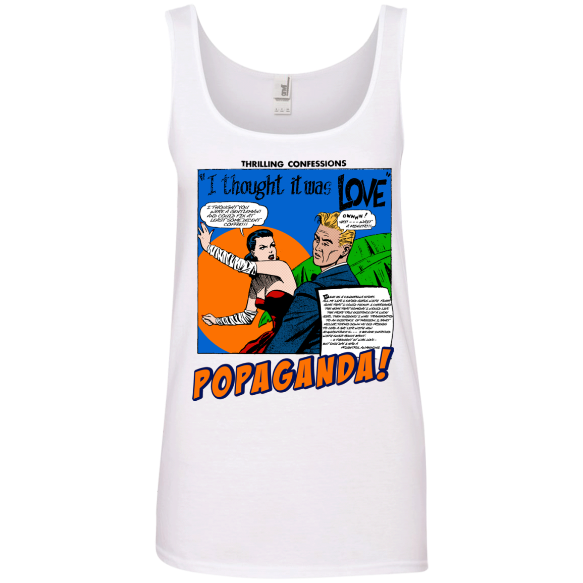 Pop Art Vintage Comics Lichtenstein Style - Popaganda 09 Tee&Tank Lady Pimamour