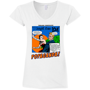 Pop Art Vintage Comics Lichtenstein Style - Popaganda 09 Tee&Tank Lady Pimamour