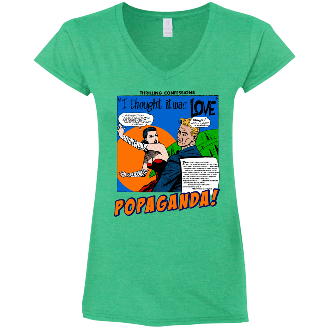 Pop Art Vintage Comics Lichtenstein Style - Popaganda 09 Tee&Tank Lady Pimamour