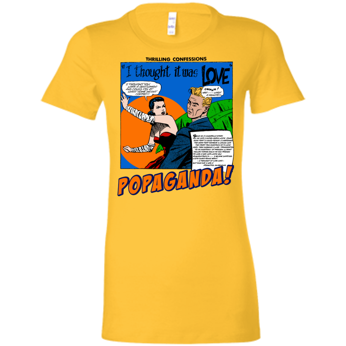 Pop Art Vintage Comics Lichtenstein Style - Popaganda 09 Tee&Tank Lady Pimamour