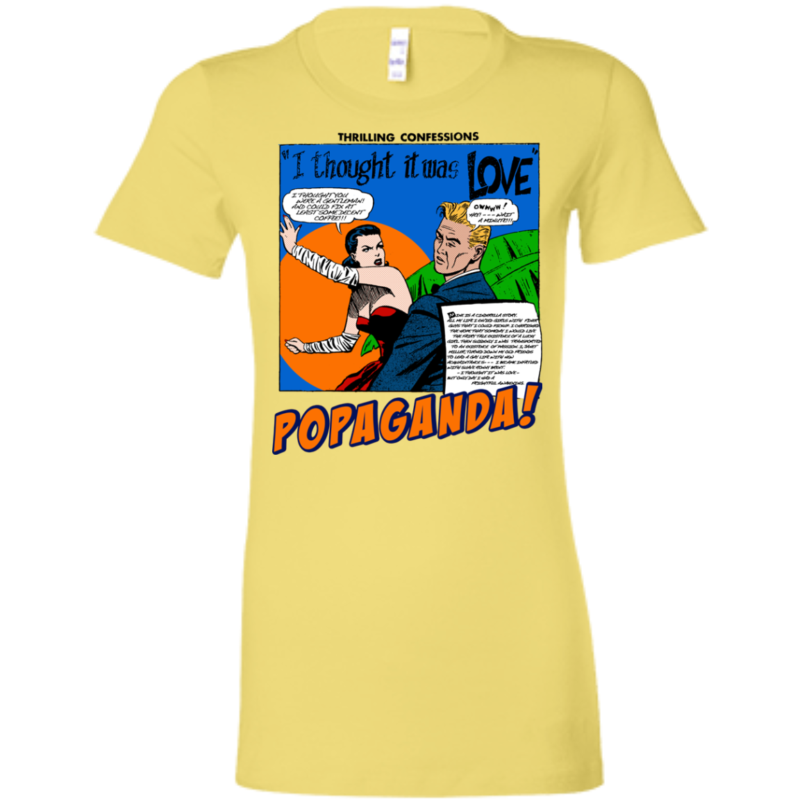 Pop Art Vintage Comics Lichtenstein Style - Popaganda 09 Tee&Tank Lady Pimamour