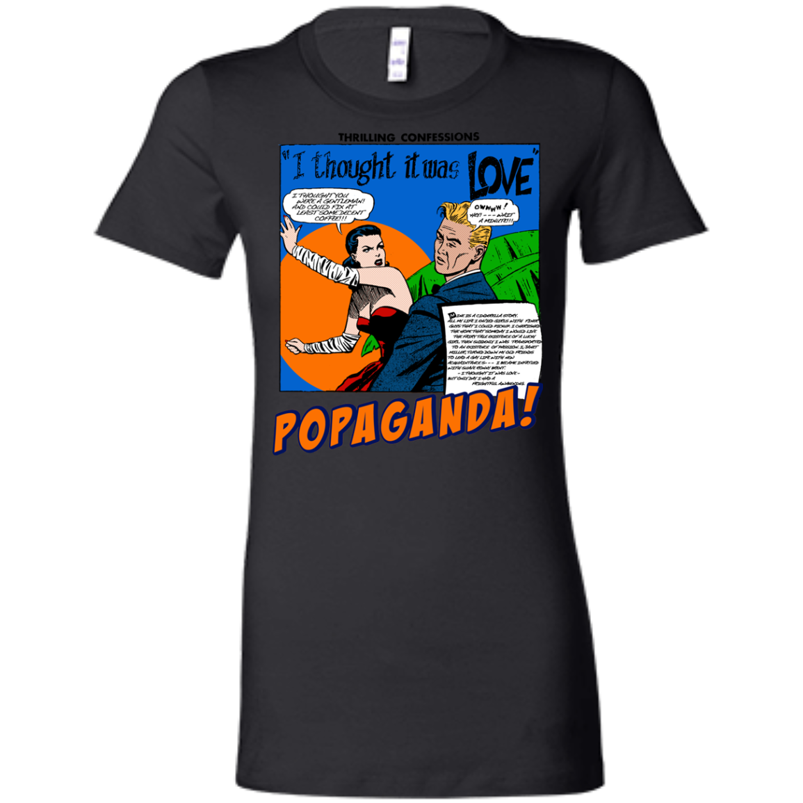 Pop Art Vintage Comics Lichtenstein Style - Popaganda 09 Tee&Tank Lady Pimamour
