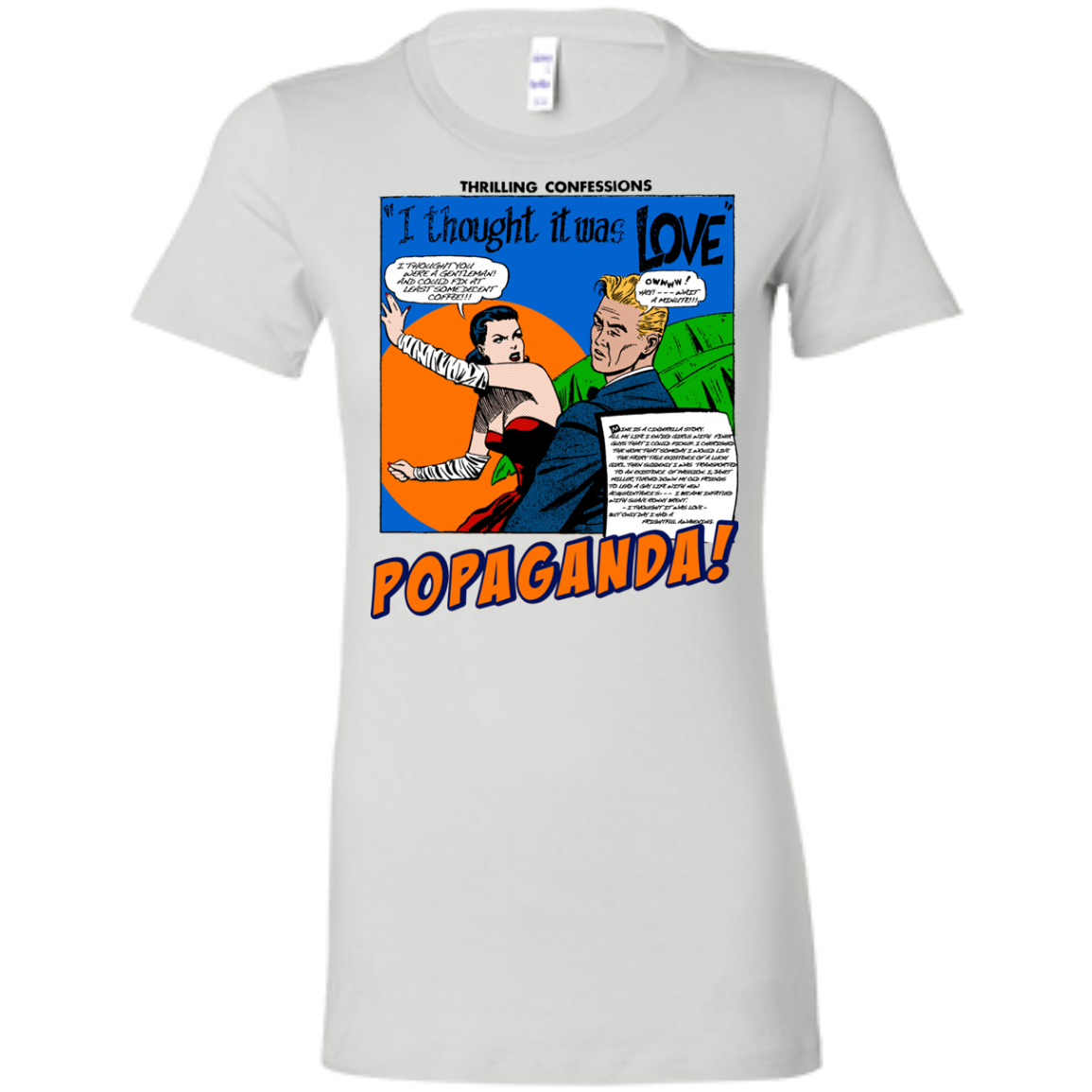 Pop Art Vintage Comics Lichtenstein Style - Popaganda 09 Tee&Tank Lady Pimamour