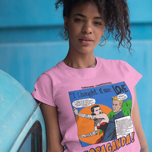 Pop Art Vintage Comics Lichtenstein Style - Popaganda 09 Tee&Tank Lady Pimamour