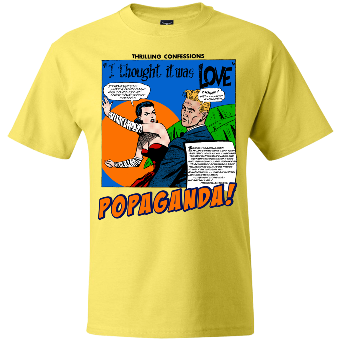 Pop Art Vintage Comics Lichtenstein Style - Popaganda 09 Tee&Tank Men/Unisex Pimamour