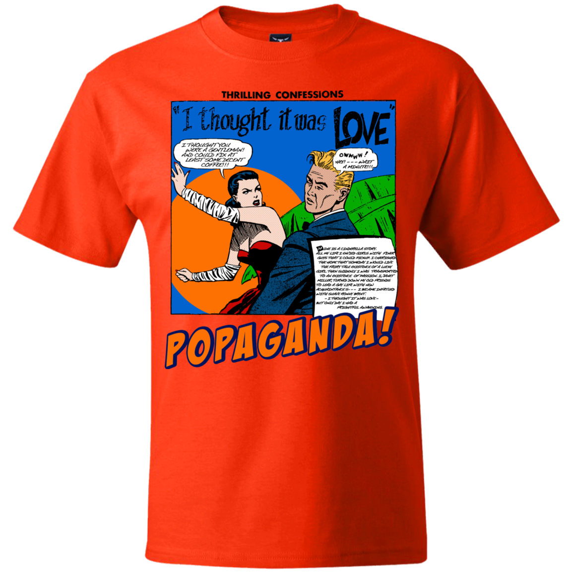 Pop Art Vintage Comics Lichtenstein Style - Popaganda 09 Tee&Tank Men/Unisex Pimamour