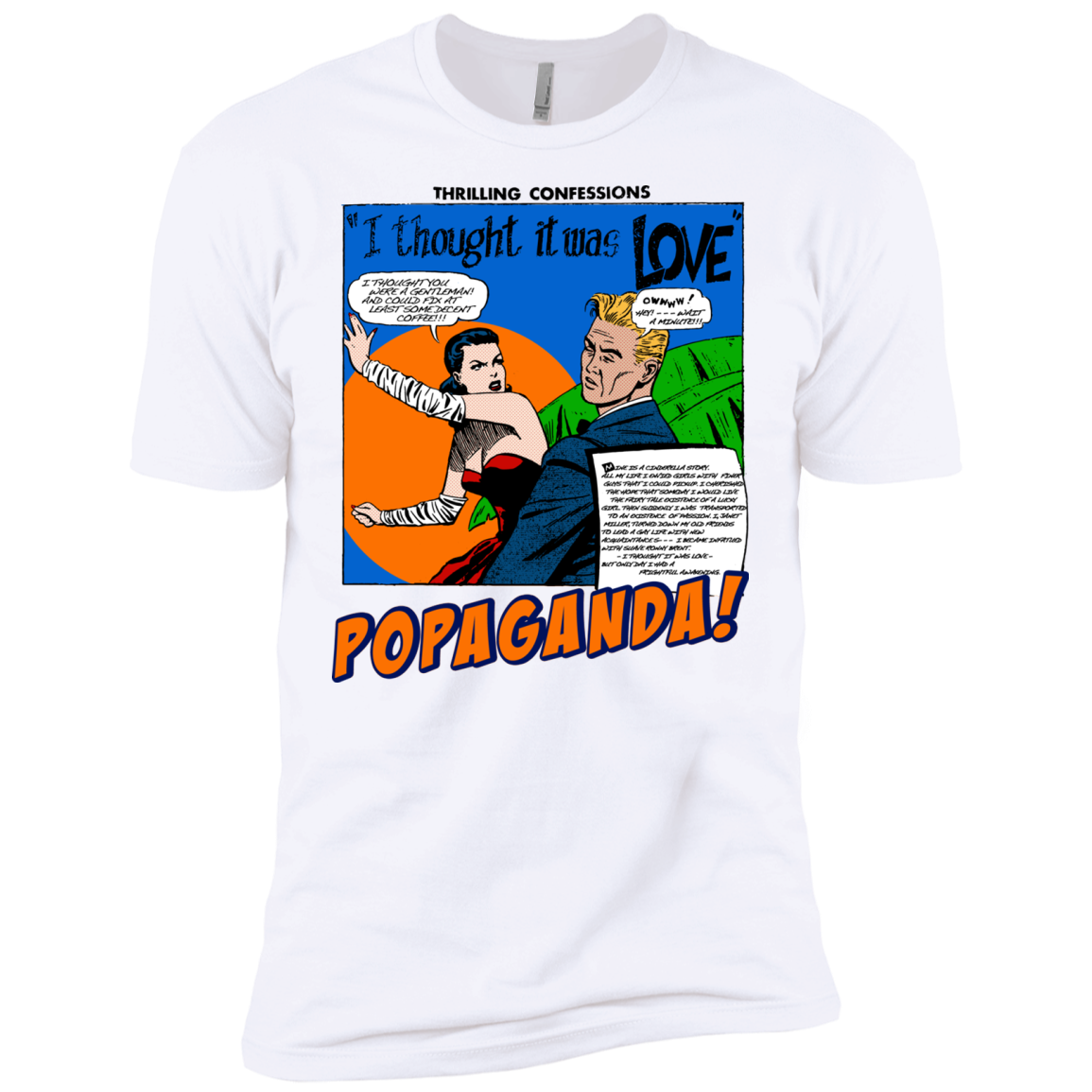 Pop Art Vintage Comics Lichtenstein Style - Popaganda 09 Tee&Tank Men/Unisex Pimamour