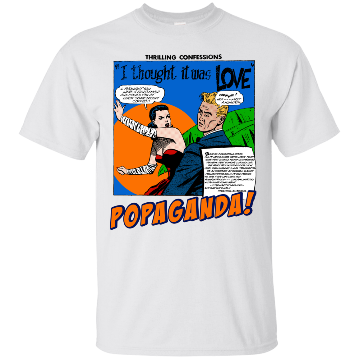 Pop Art Vintage Comics Lichtenstein Style - Popaganda 09 Tee&Tank Men/Unisex Pimamour