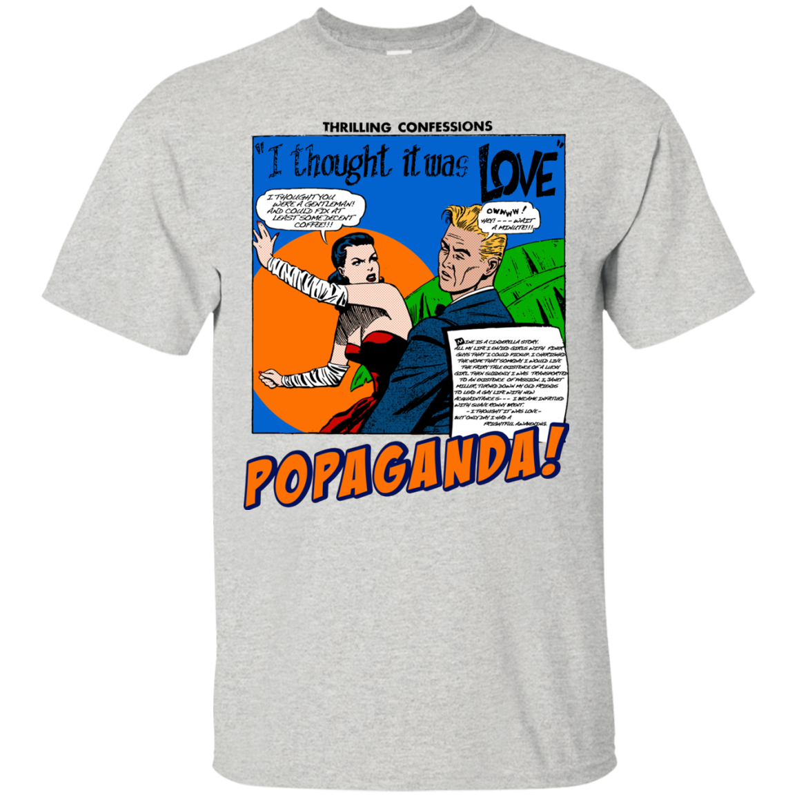 Pop Art Vintage Comics Lichtenstein Style - Popaganda 09 Tee&Tank Men/Unisex Pimamour